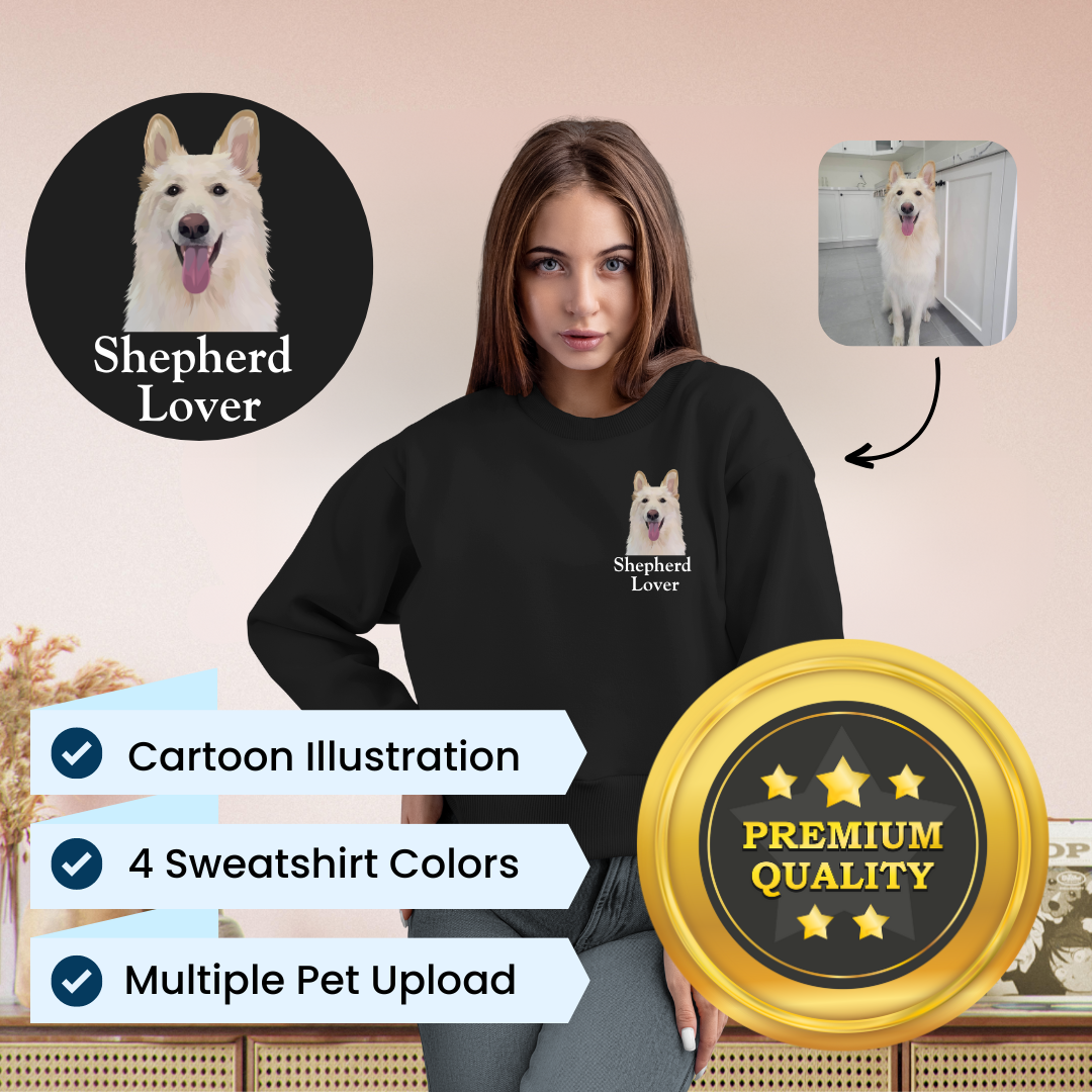 Cartoon Illustration Sweatshirt