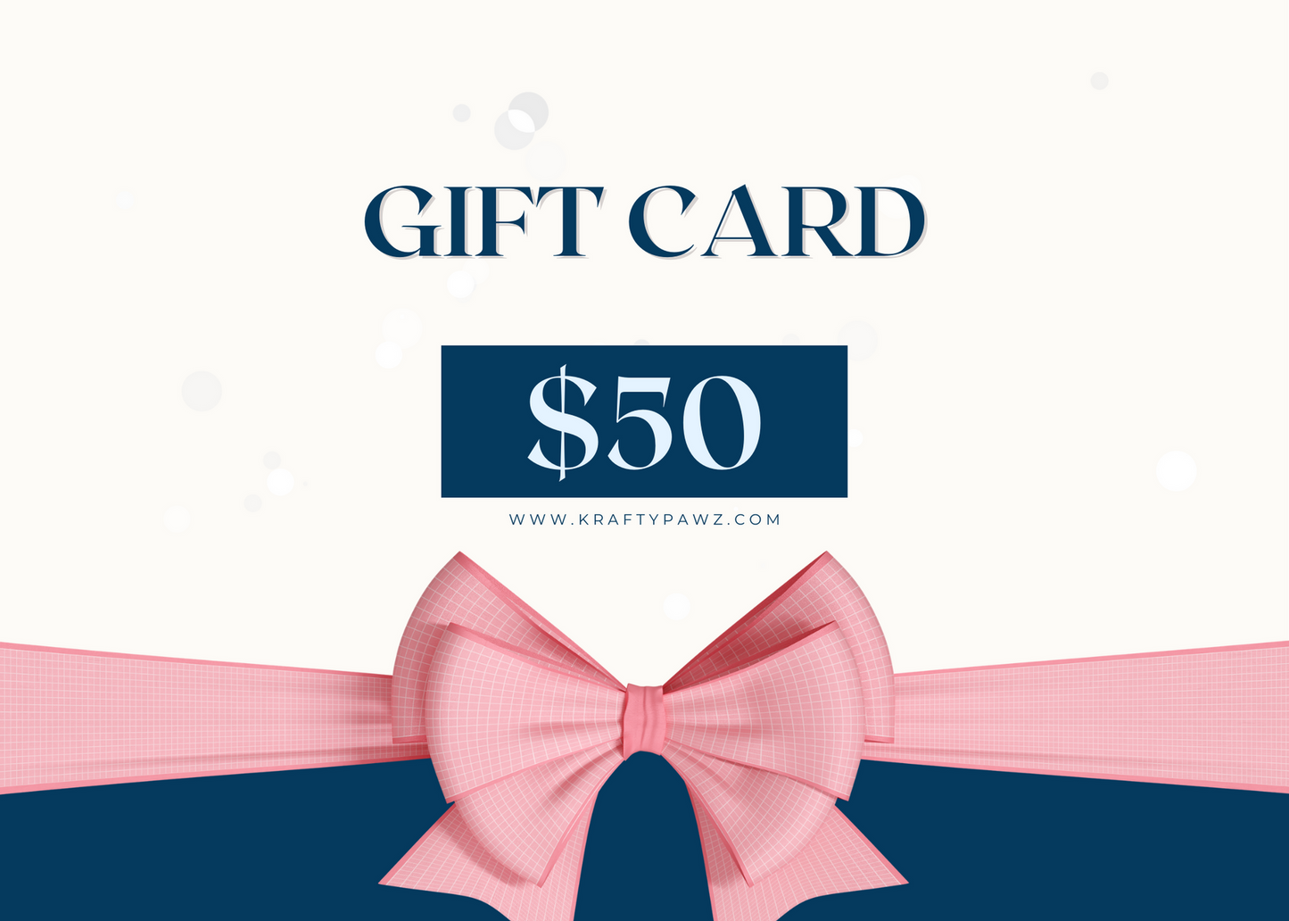 Custom Pet Gift Cards