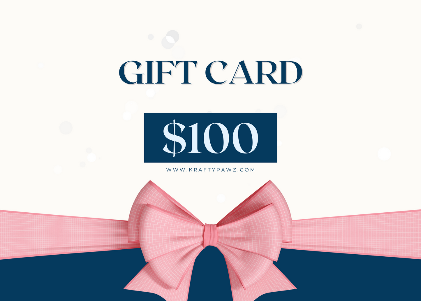 Custom Pet Gift Cards