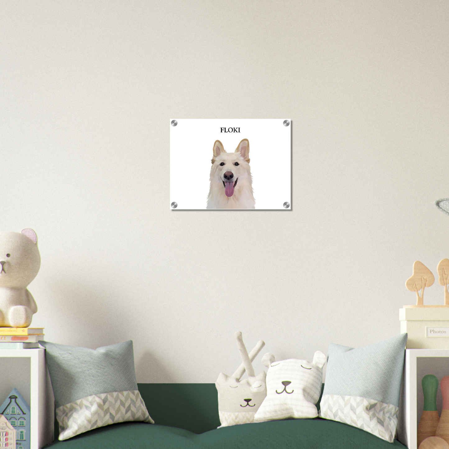 Cartoon Illustration Acrylic Print