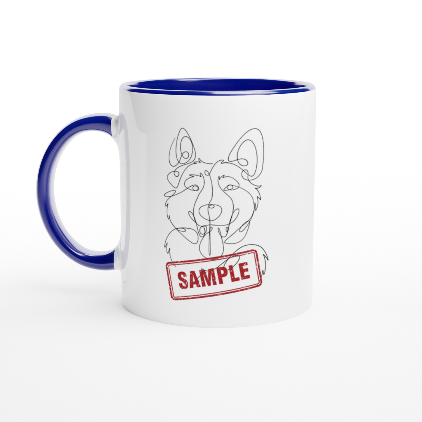 Line Drawing Ceramic Mug
