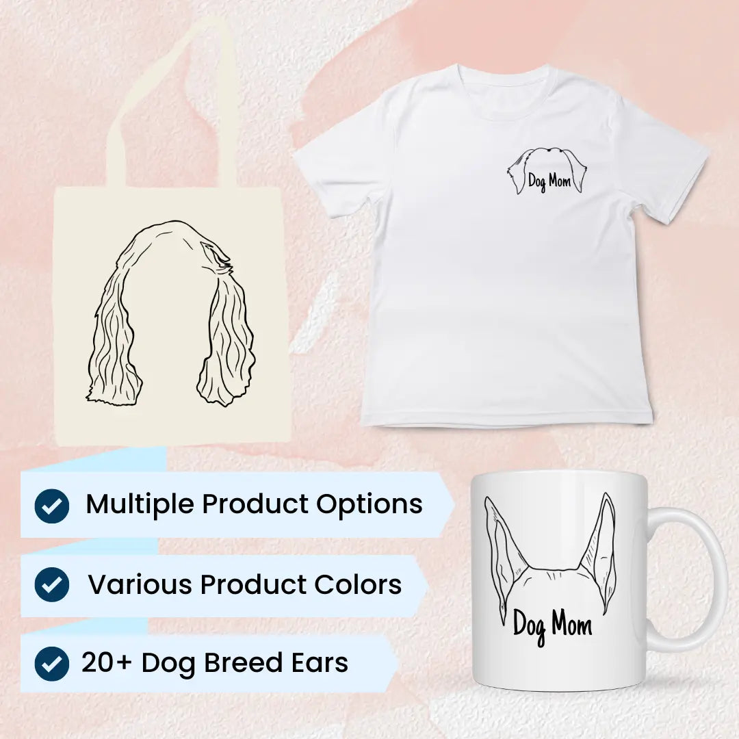 Paws and Personalize - Dog Ears Designs - Custom Print by kraftypawz