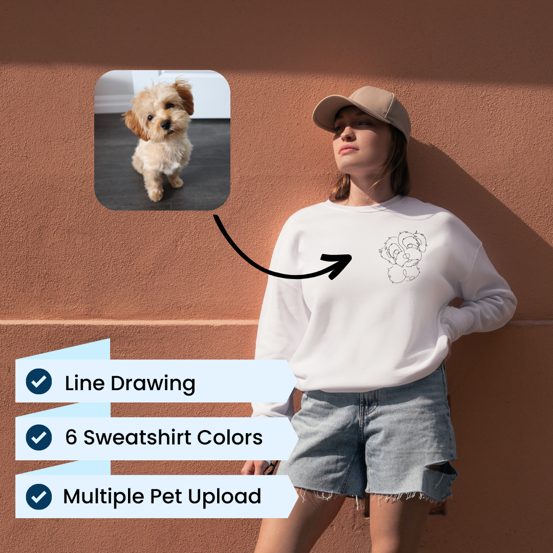 Line Drawing Sweatshirt