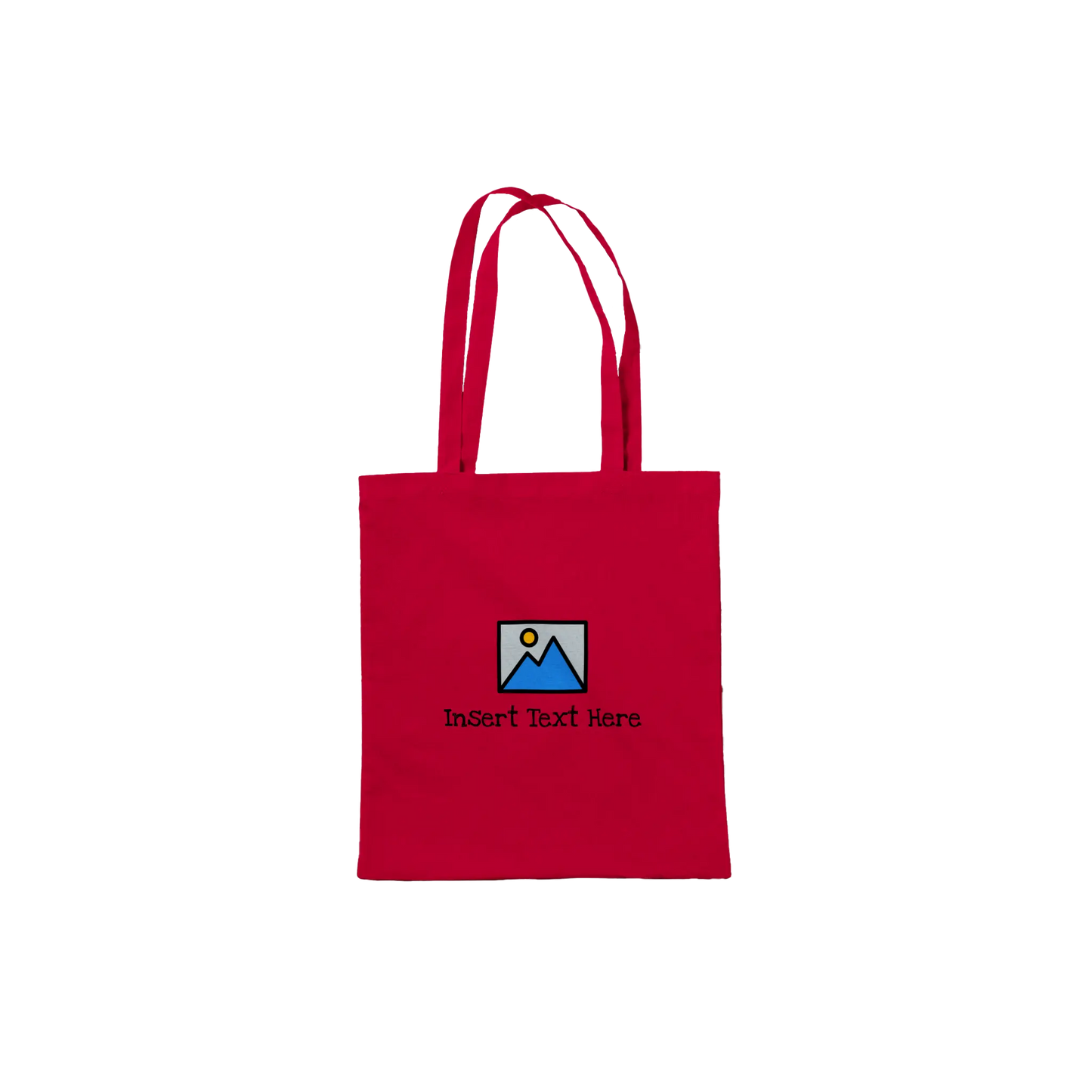 Tote Bag - tote bag Red / Classic / Two-Sided by kraftypawz