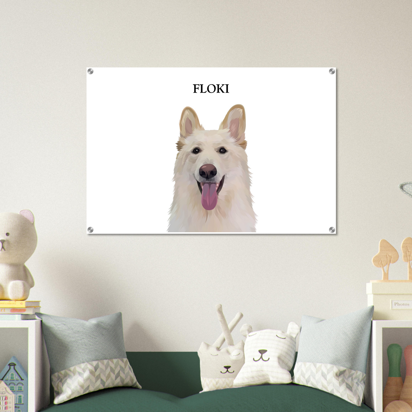 Cartoon Illustration Acrylic Print