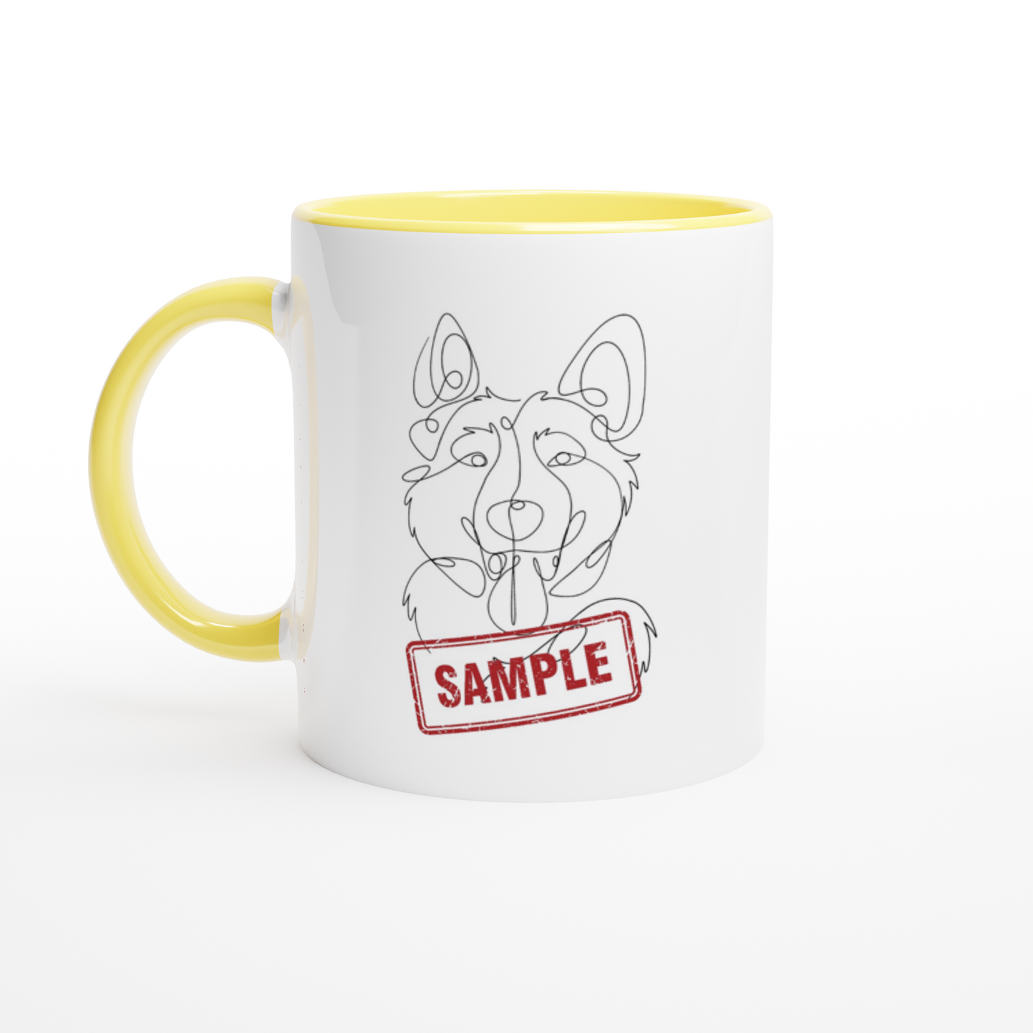 Line Drawing Ceramic Mug