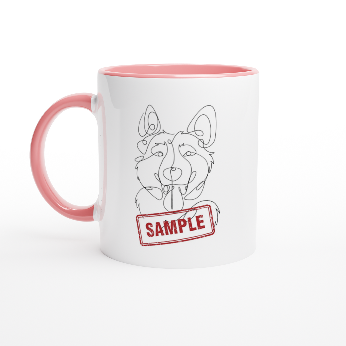 Line Drawing Ceramic Mug