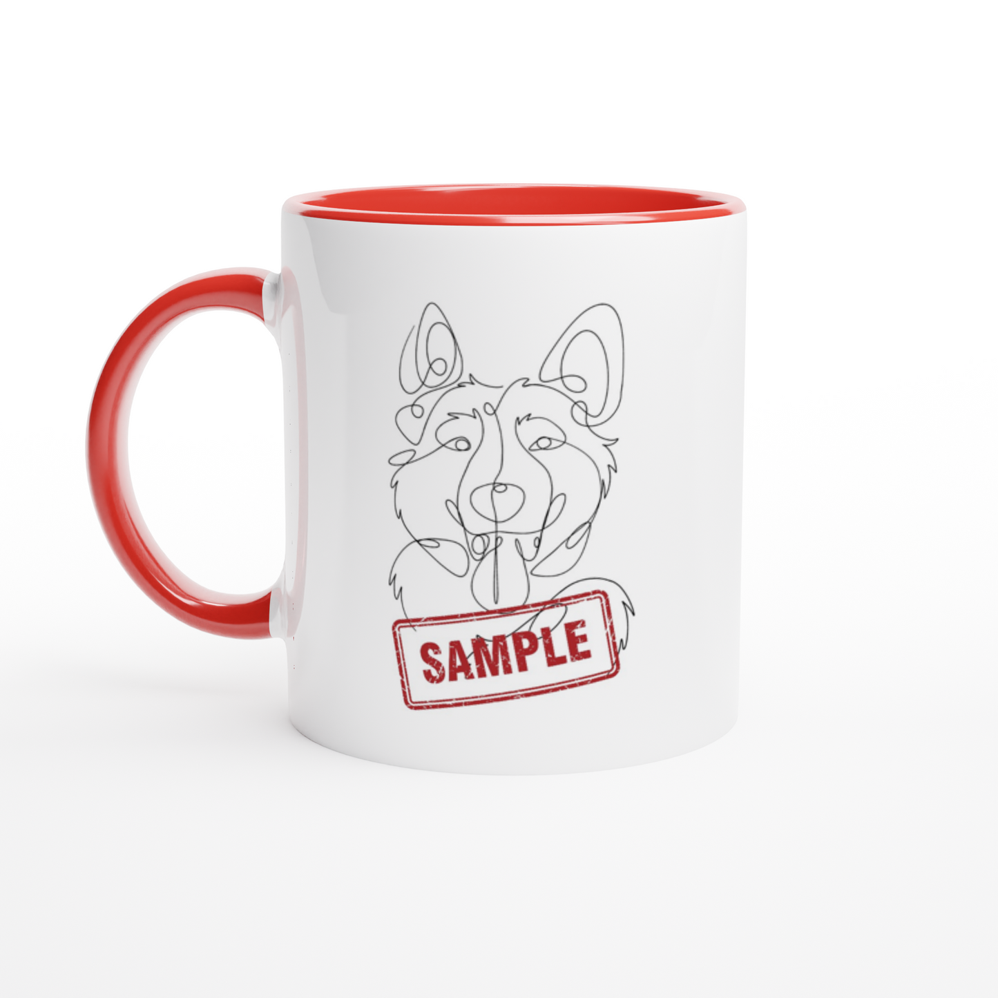 Line Drawing Ceramic Mug