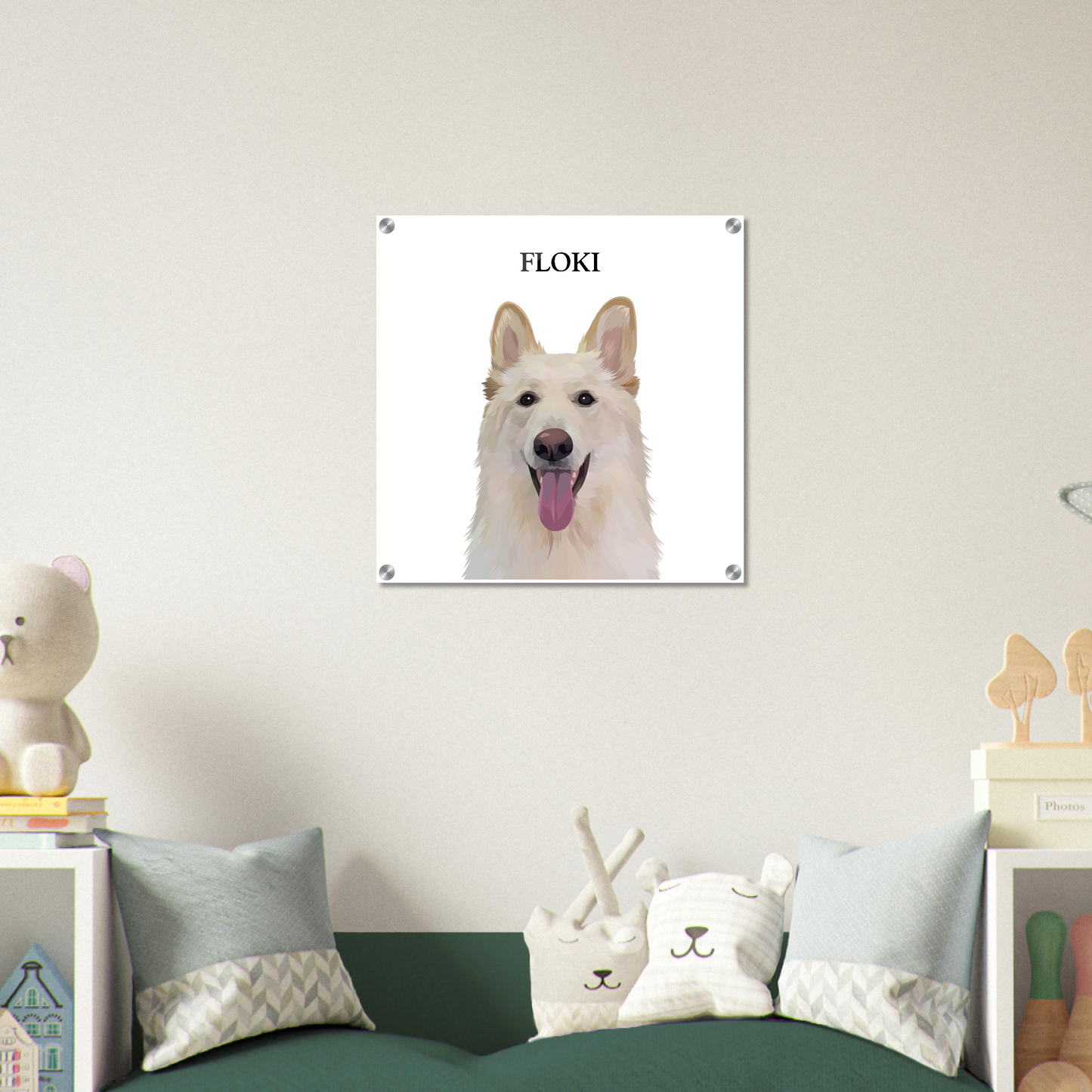Cartoon Illustration Acrylic Print