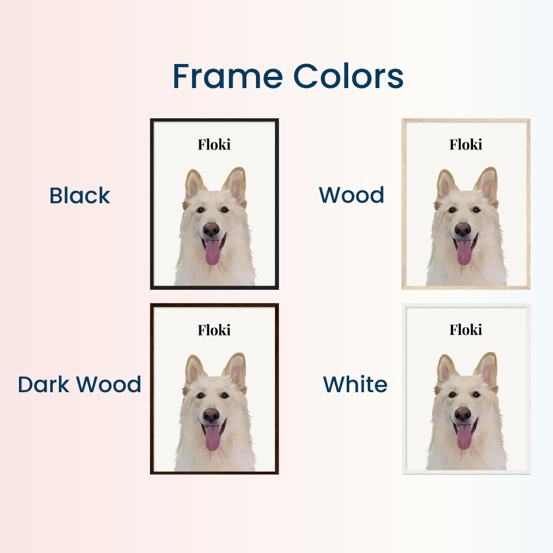 Cartoon Illustration Wooden Frame