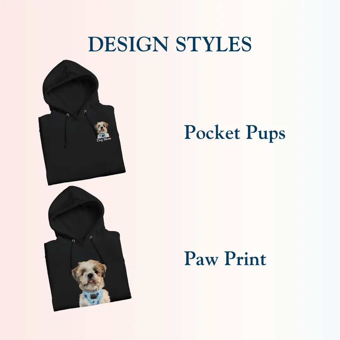 Custom Cartoon Pet Illustration Hoodie [Premium] - hoodie by kraftypawz