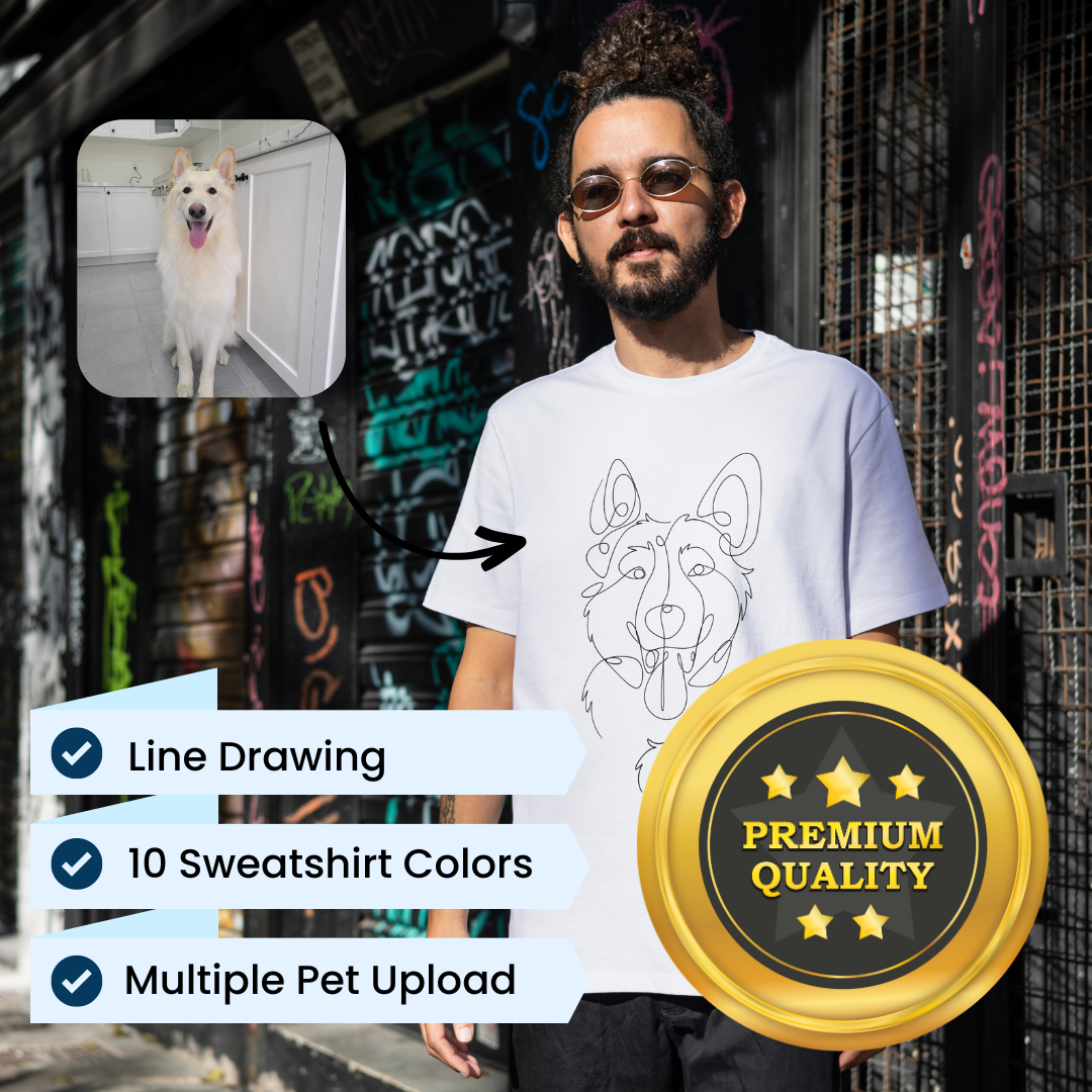 Line Drawing Tshirt [Premium]