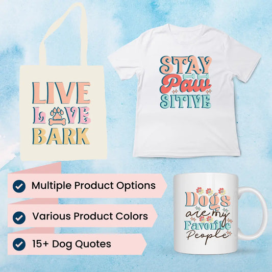 Witty Woofs - Dog Quotes Designs - ready-made by kraftypawz